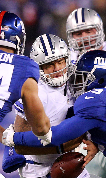 Cowboys lose to Giants again, win streak snapped